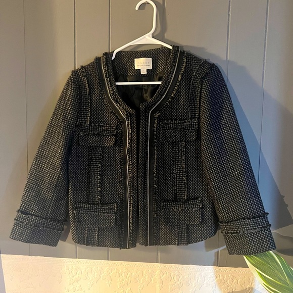 hinge Jackets & Blazers - Hinge Fringe Black Blazer